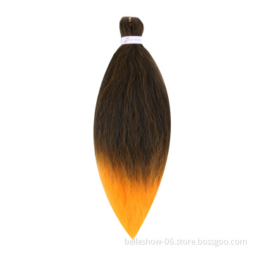 Hot sell Pre Stretched Japanese Fiber Jumbo Yaki hair braids pre stretched